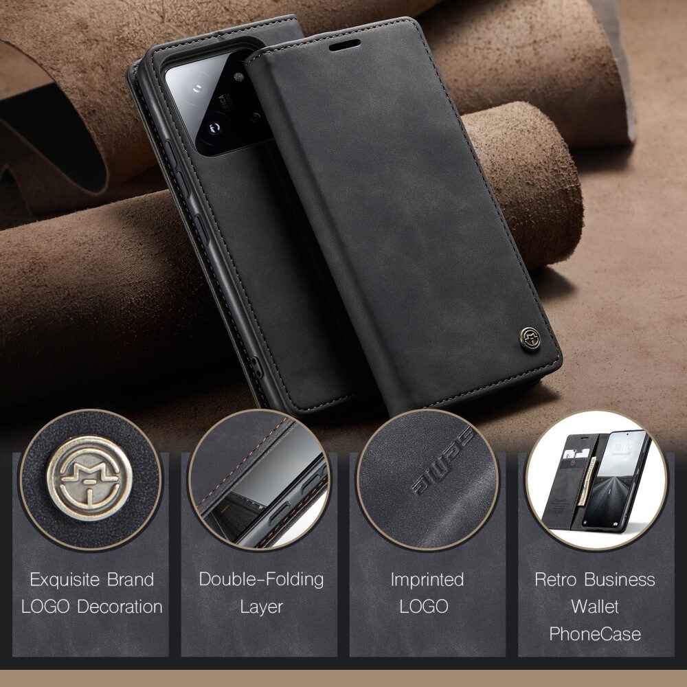 Xiaomi 14 Pro Slankt pungetui, Sort