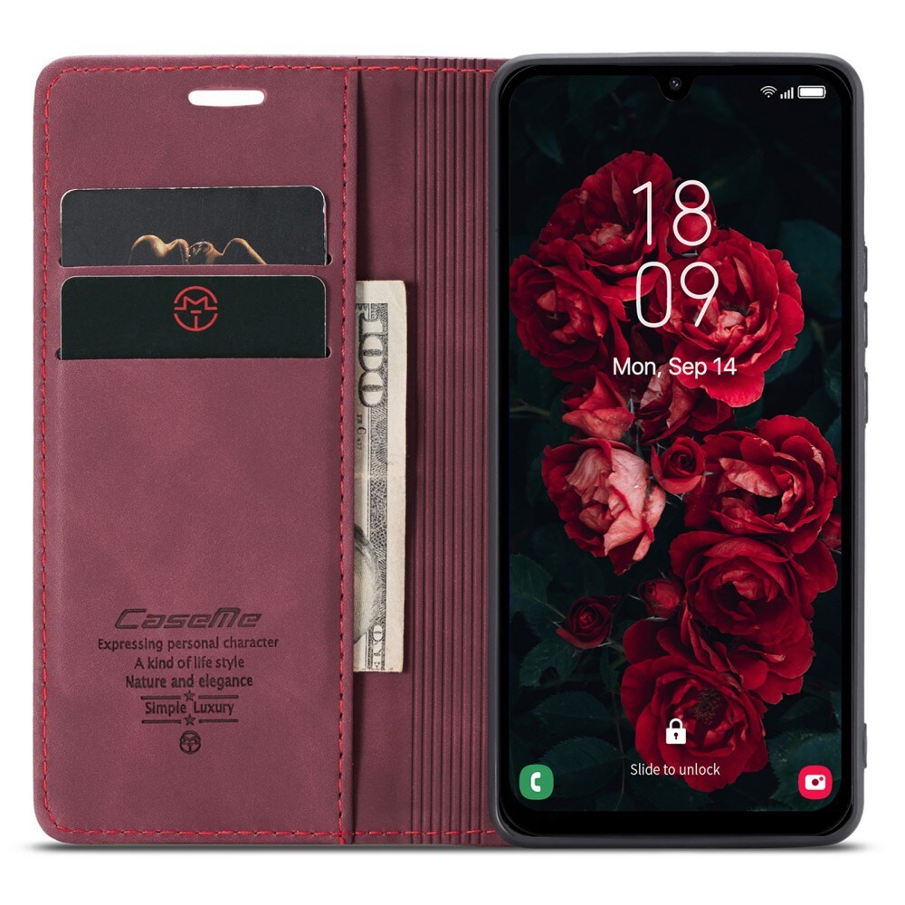 Samsung Galaxy A25 Slankt pungetui, Rød