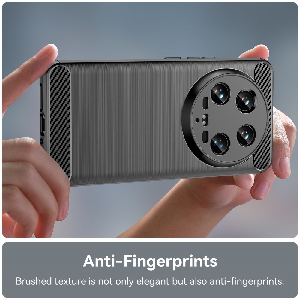 Xiaomi 14 Ultra TPU-cover Brushed, Sort
