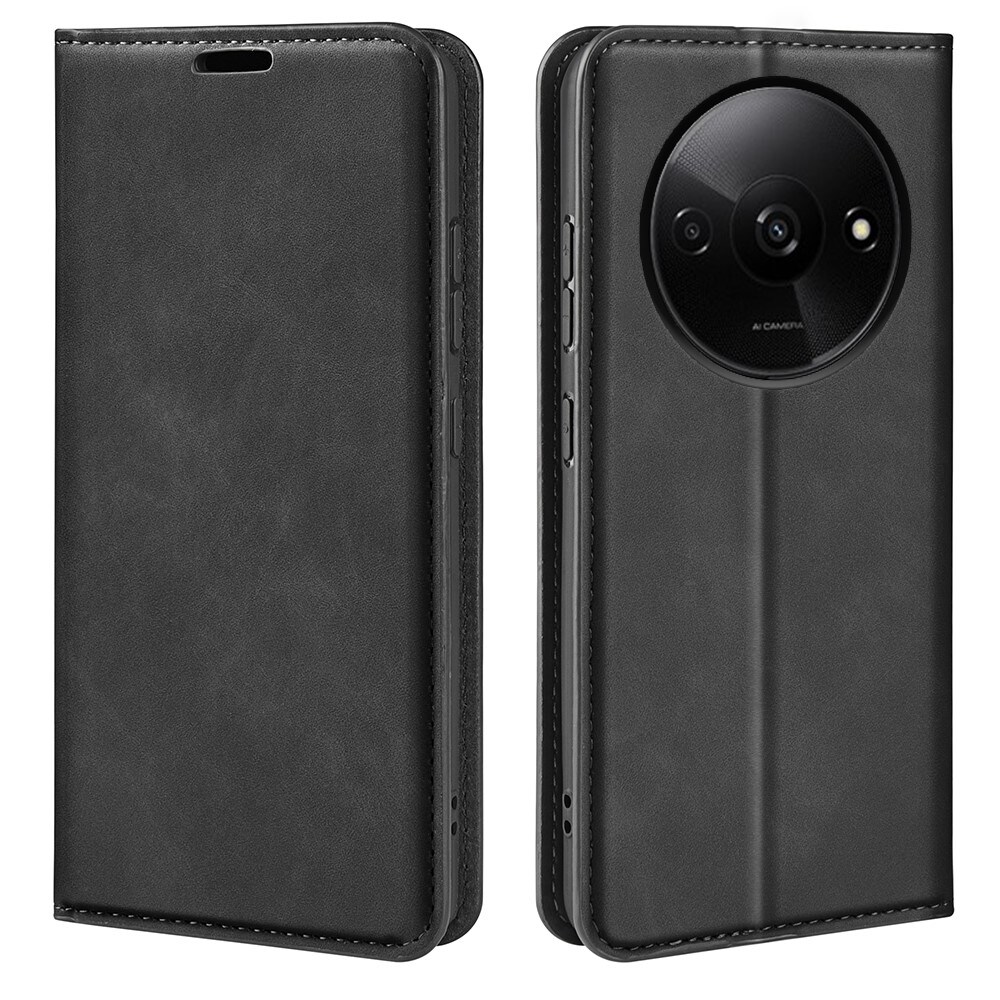 Xiaomi Redmi A3 Slankt etui med kortholder, Sort
