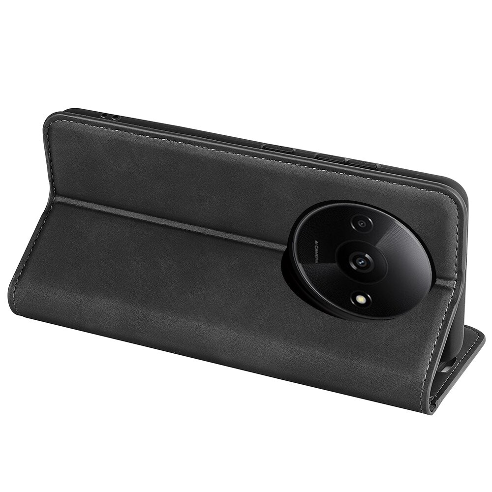 Xiaomi Redmi A3 Slankt etui med kortholder, Sort