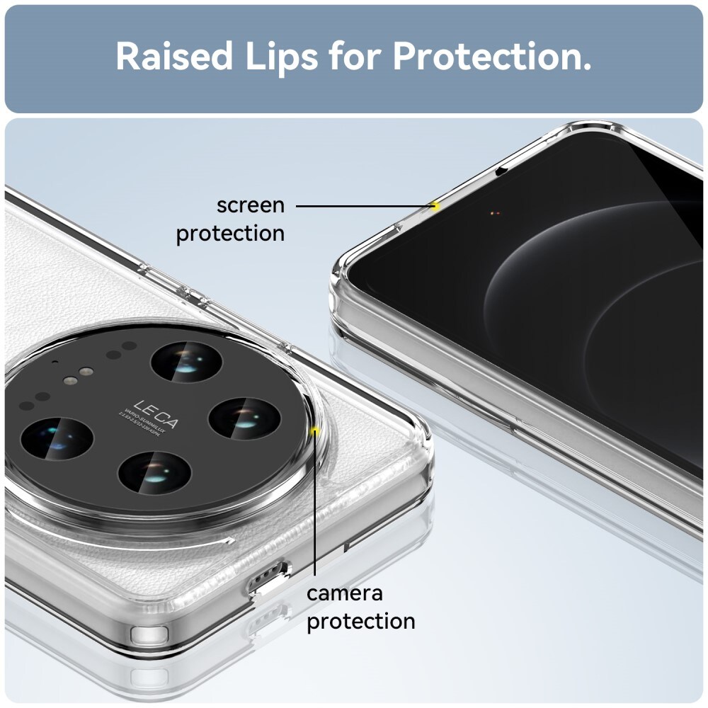 Xiaomi 14 Ultra Crystal Hybrid-cover, Gennemsigtig
