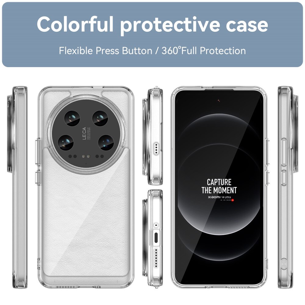 Xiaomi 14 Ultra Crystal Hybrid-cover, Gennemsigtig