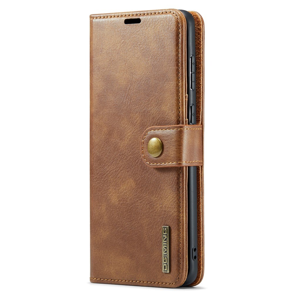  OnePlus 12 Pungetui med aftageligt cover, Cognac
