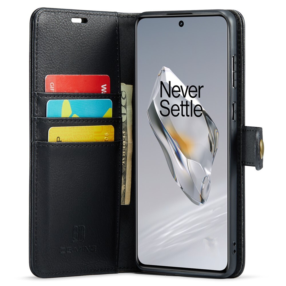  OnePlus 12 Pungetui med aftageligt cover, Black