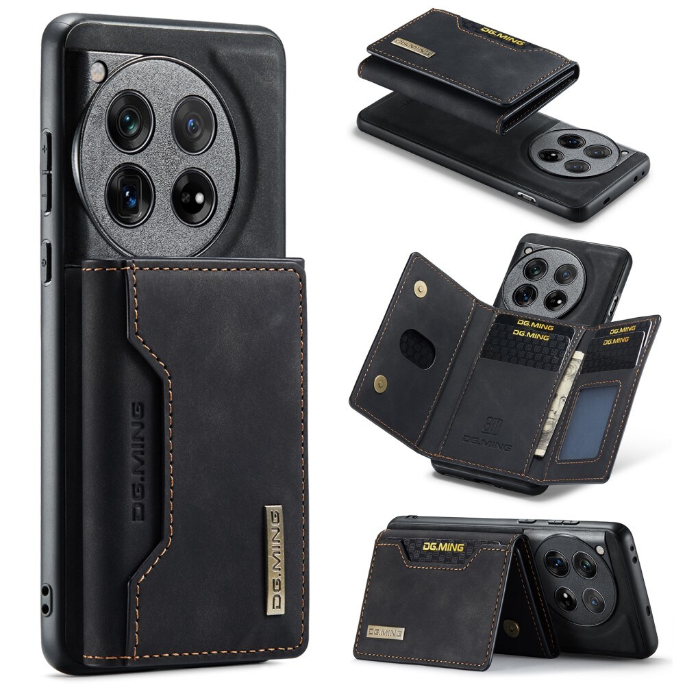  OnePlus 12 Cover med aftagelig pung, Sort