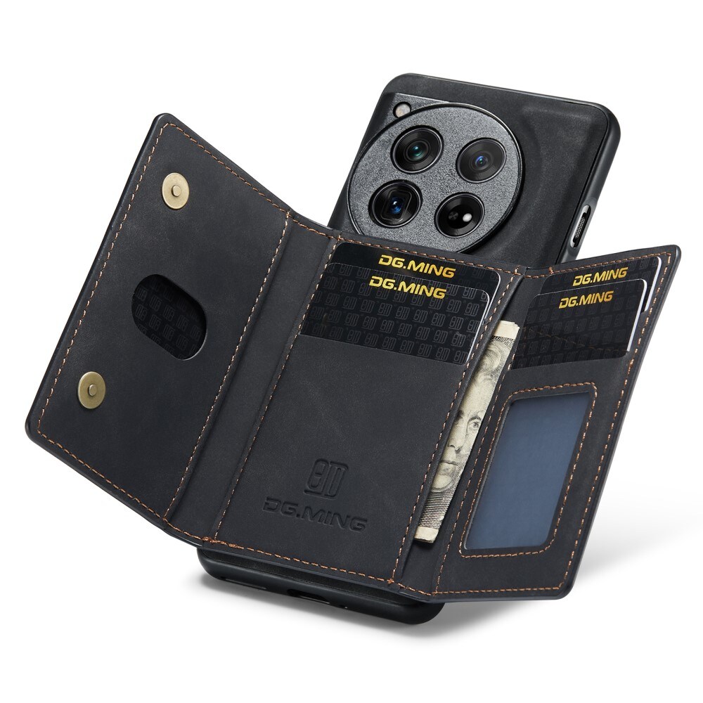  OnePlus 12 Cover med aftagelig pung, Sort
