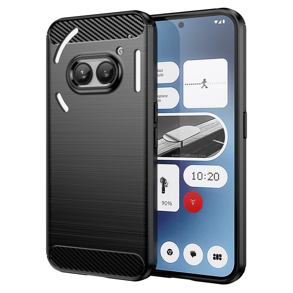 Nothing Phone 2a TPU-cover Brushed, Sort