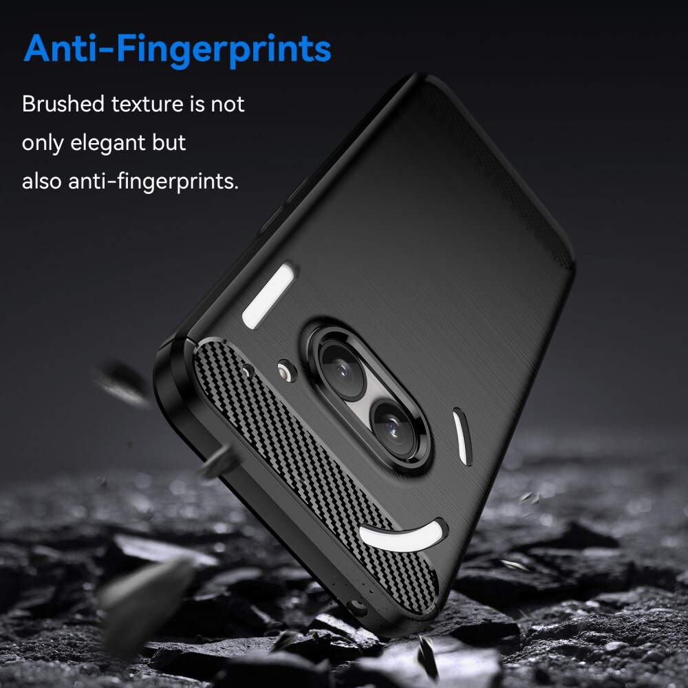 Nothing Phone 2a TPU-cover Brushed, Sort
