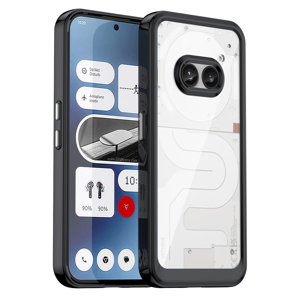 Nothing Phone 2a Crystal Hybrid-cover, Sort