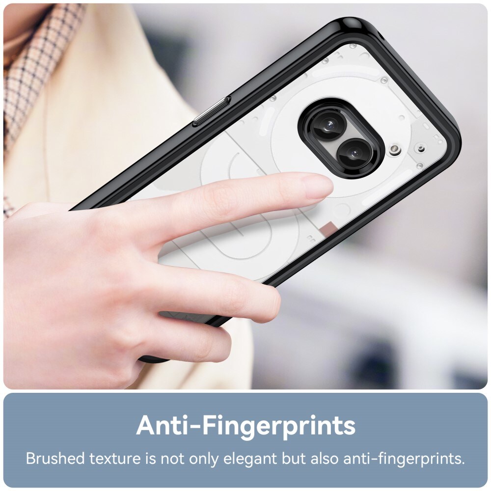 Nothing Phone 2a Crystal Hybrid-cover, Sort