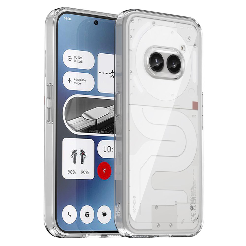 Nothing Phone 2a Crystal Hybrid-cover, Gennemsigtig