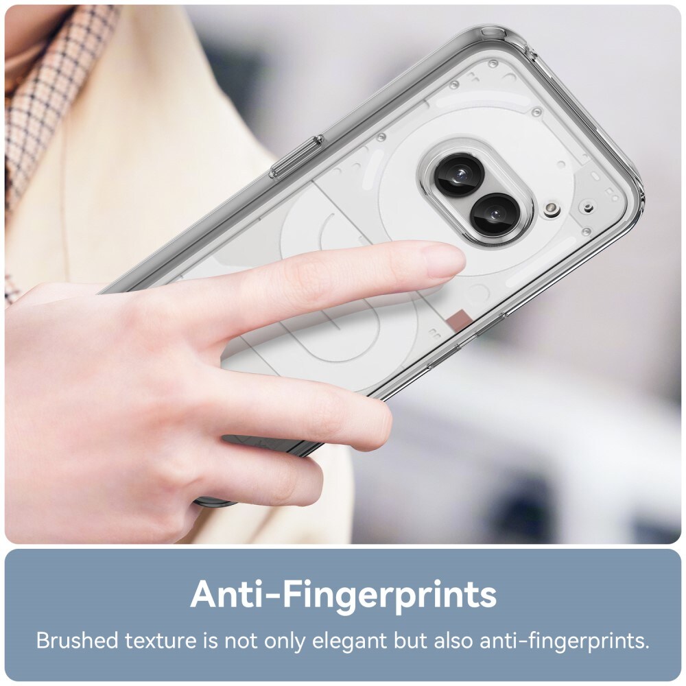 Nothing Phone 2a Crystal Hybrid-cover, Gennemsigtig