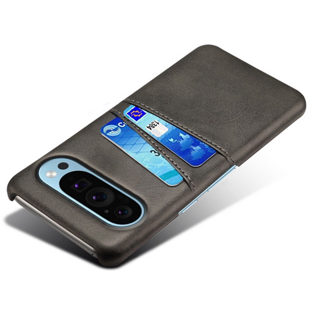Google Pixel 9 Pro Smart cover med 2 kortholdere, Sort