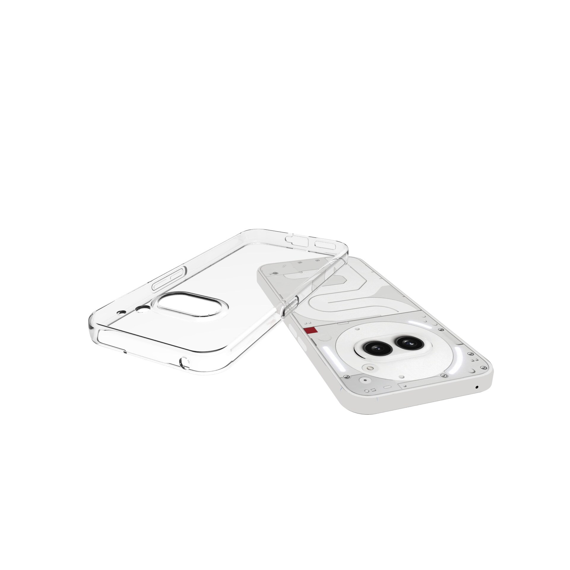 Nothing Phone 2a Tyndt TPU-cover, Gennemsigtig