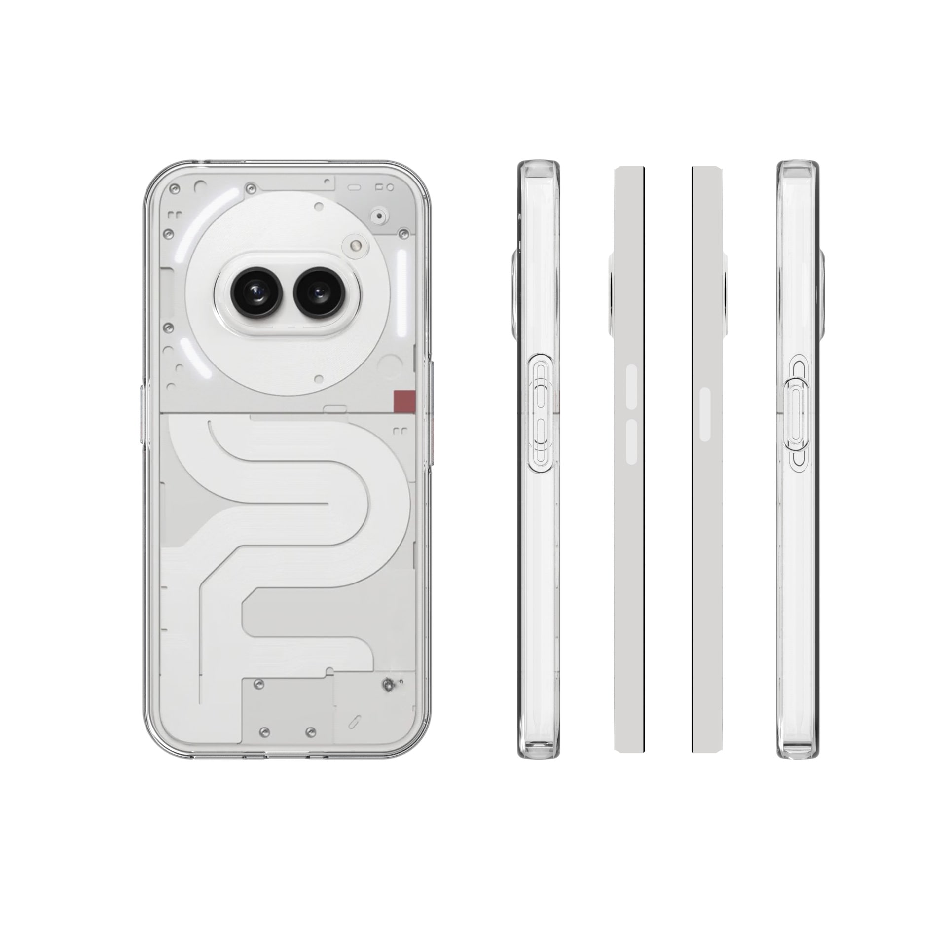 Nothing Phone 2a Tyndt TPU-cover, Gennemsigtig