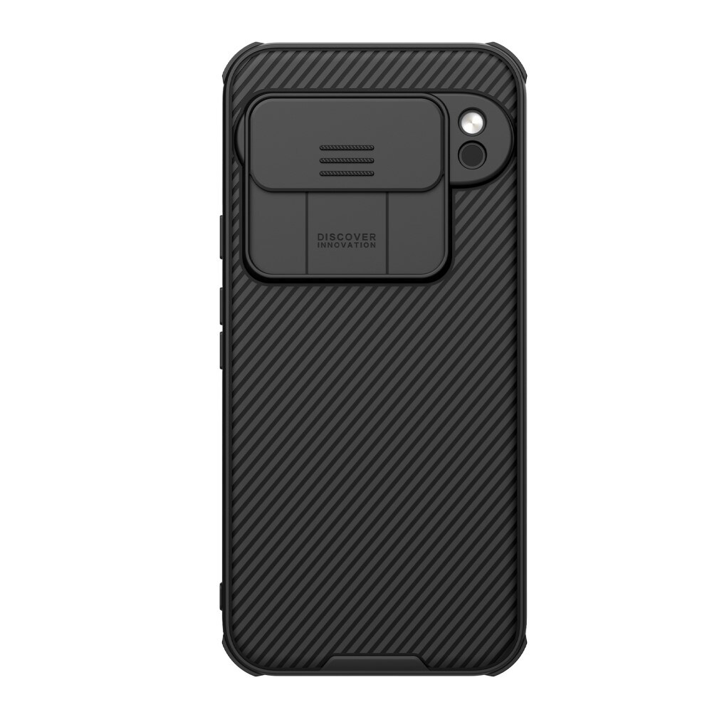 Google Pixel 9 Pro Cover med kamerabeskyttelse - CamShield, Sort