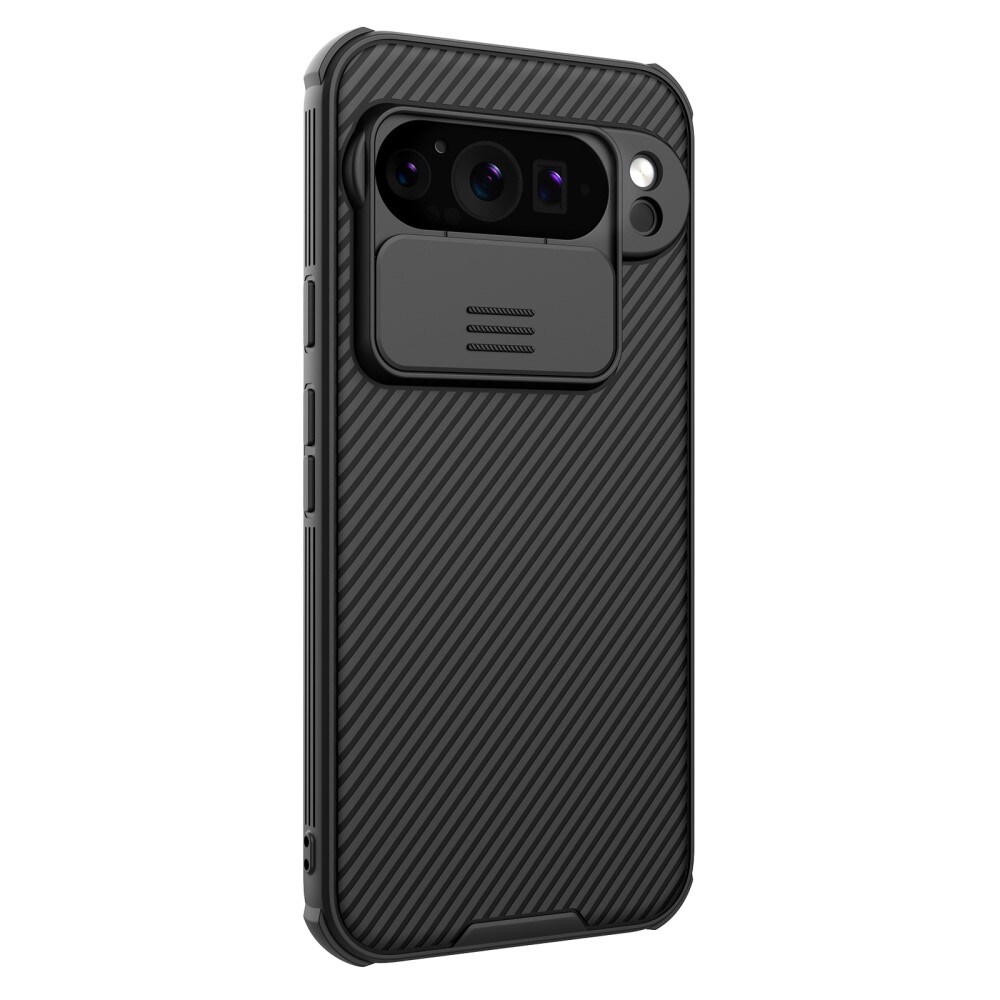 Google Pixel 9 Pro Cover med kamerabeskyttelse - CamShield, Sort