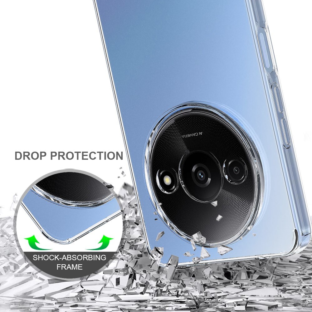 Xiaomi Redmi A3 Crystal Hybrid-cover, Gennemsigtig