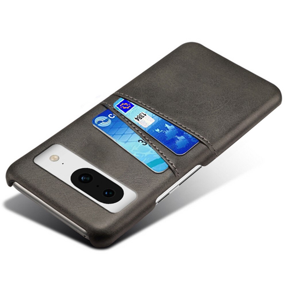 Google Pixel 8a Smart cover med 2 kortholdere, Sort