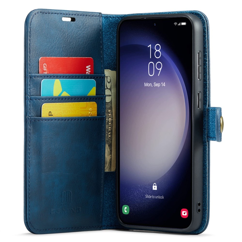 Samsung Galaxy A35 Pungetui med aftageligt cover, Blue