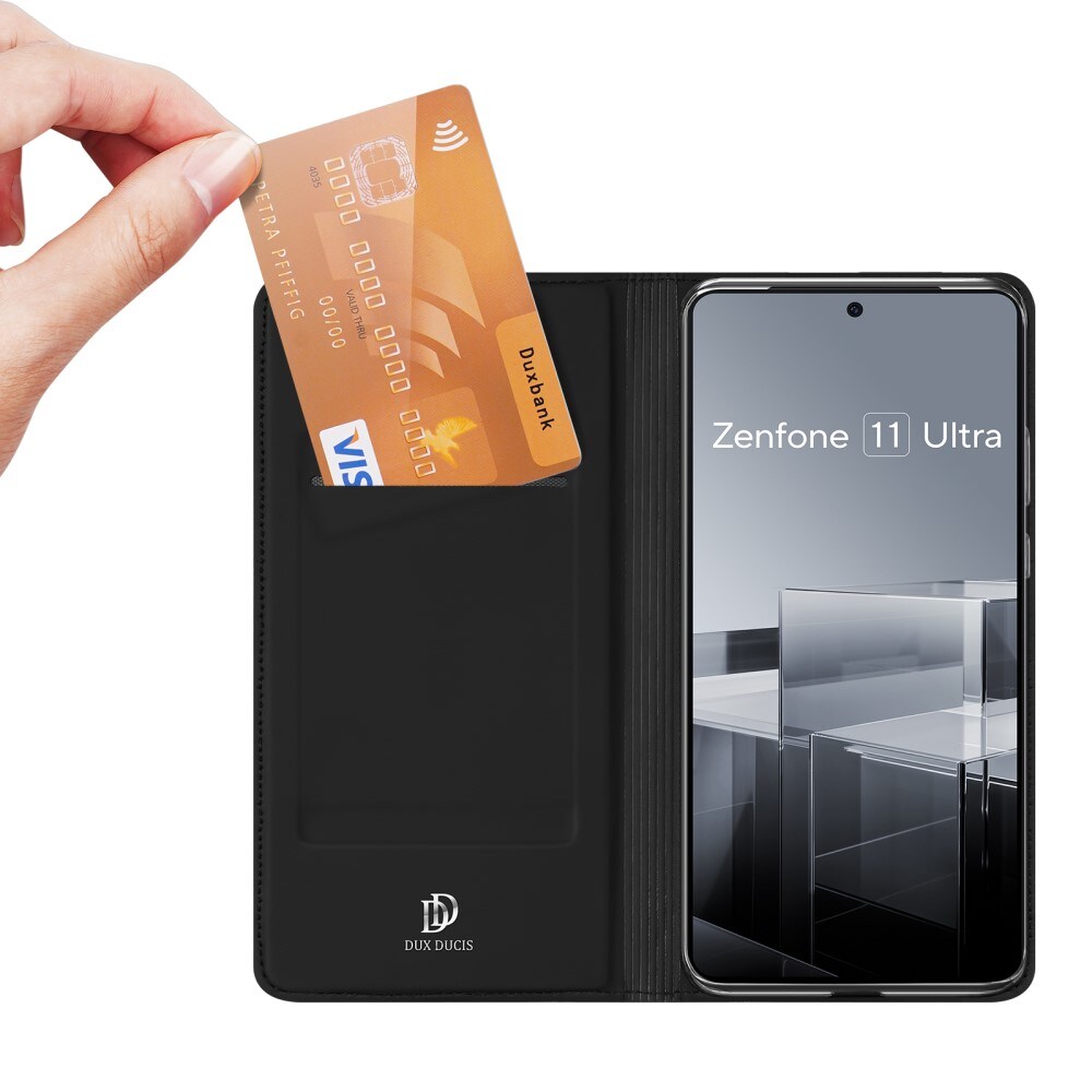 Asus Zenfone 11 Ultra Slankt mobiletui, Sort