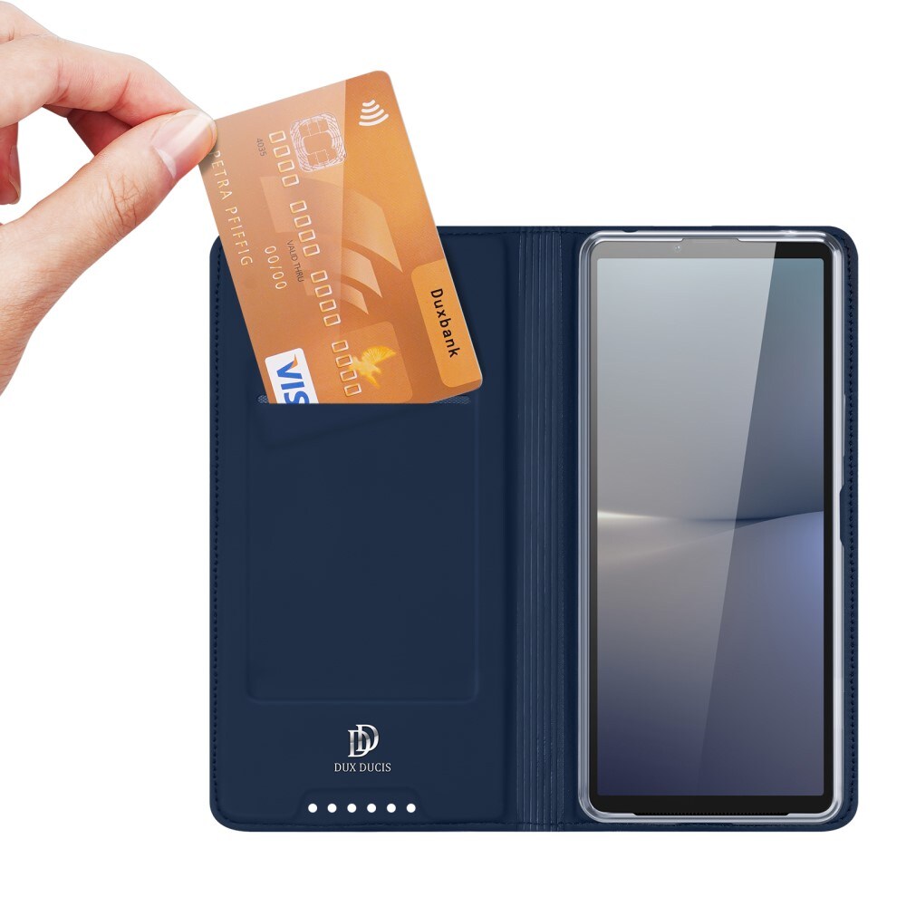 Sony Xperia 10 VI Slankt mobiletui, Navy