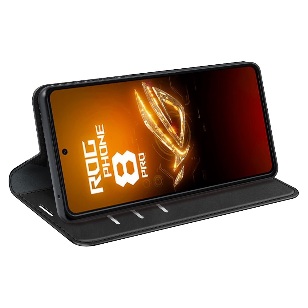 Asus ROG Phone 8 Slankt etui med kortholder, Sort