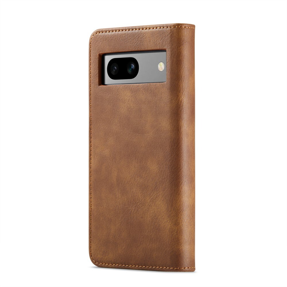 Google Pixel 8a Pungetui med aftageligt cover, Cognac