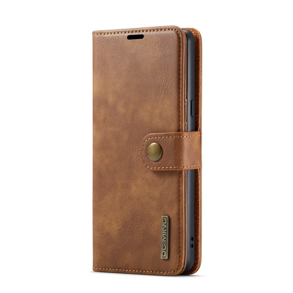 Google Pixel 8a Pungetui med aftageligt cover, Cognac