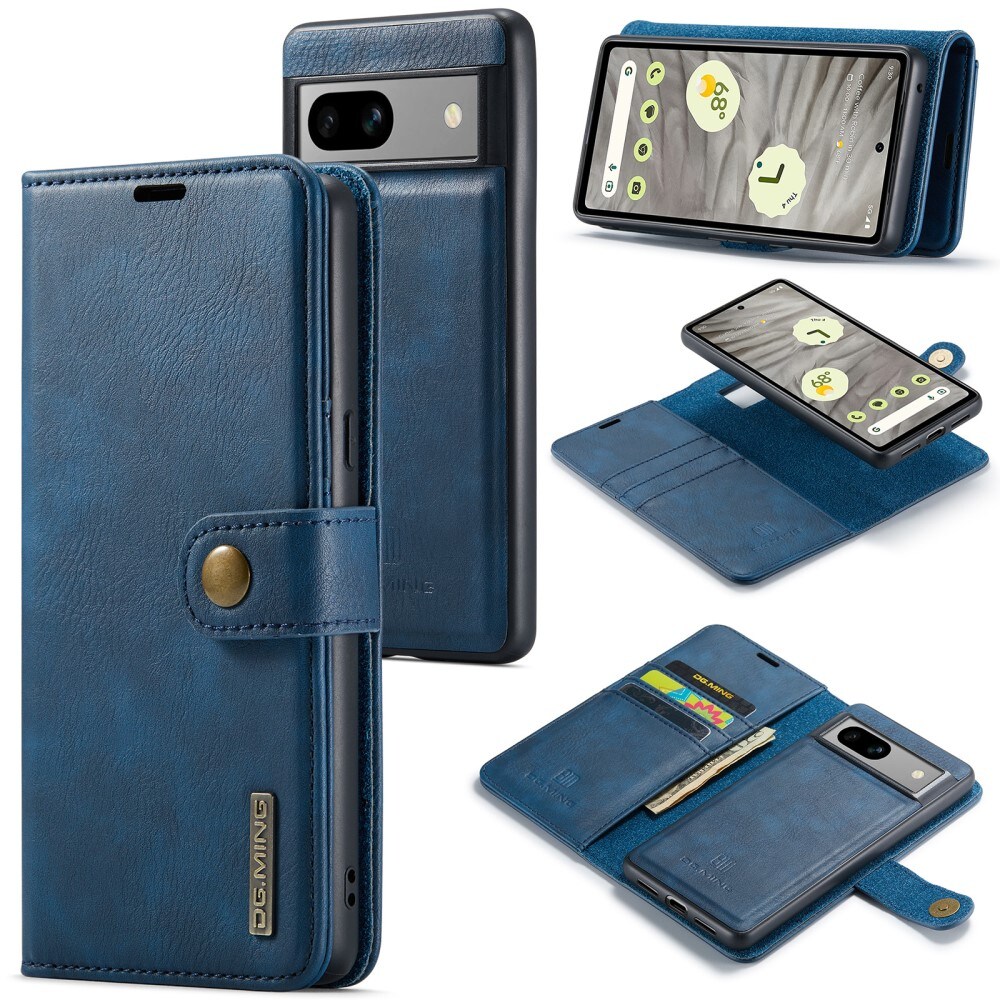Google Pixel 8a Pungetui med aftageligt cover, Blue