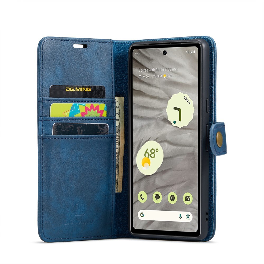 Google Pixel 8a Pungetui med aftageligt cover, Blue