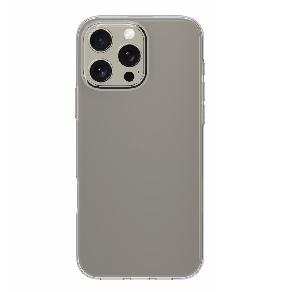 iPhone 16 Pro Max Tyndt TPU-cover, Gennemsigtig