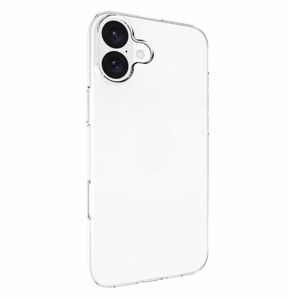 iPhone 16 Plus Tyndt TPU-cover, Gennemsigtig