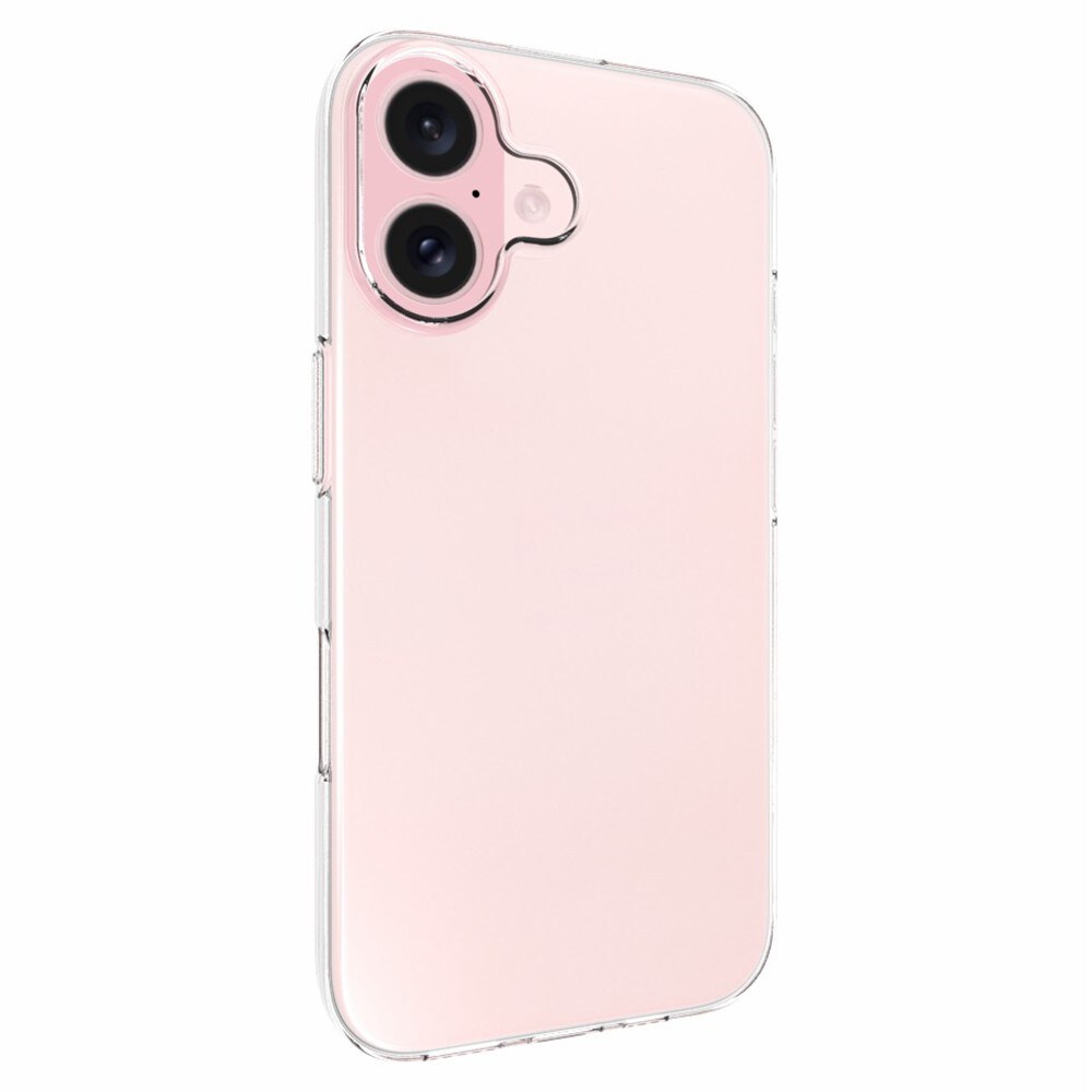 iPhone 16 Tyndt TPU-cover, Gennemsigtig