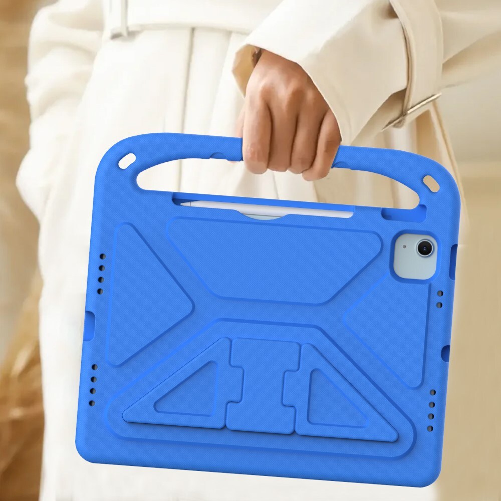 Apple iPad Air 11 6th Gen (2024) Stødsikkert cover/etui med håndtag - Perfekt til børn, Blå