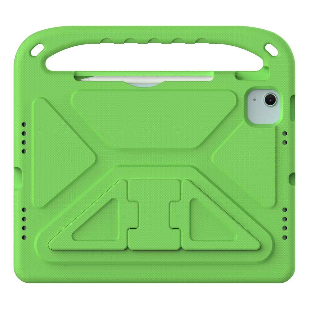 Apple iPad Air 11 6th Gen (2024) Stødsikkert cover/etui med håndtag - Perfekt til børn, Grøn