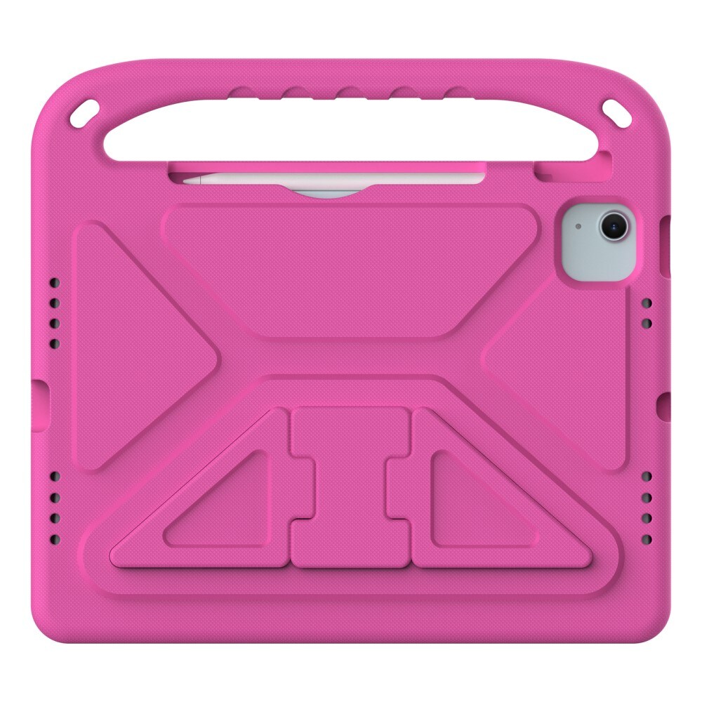 Apple iPad Air 11 6th Gen (2024) Stødsikkert cover/etui med håndtag - Perfekt til børn, Lyserød