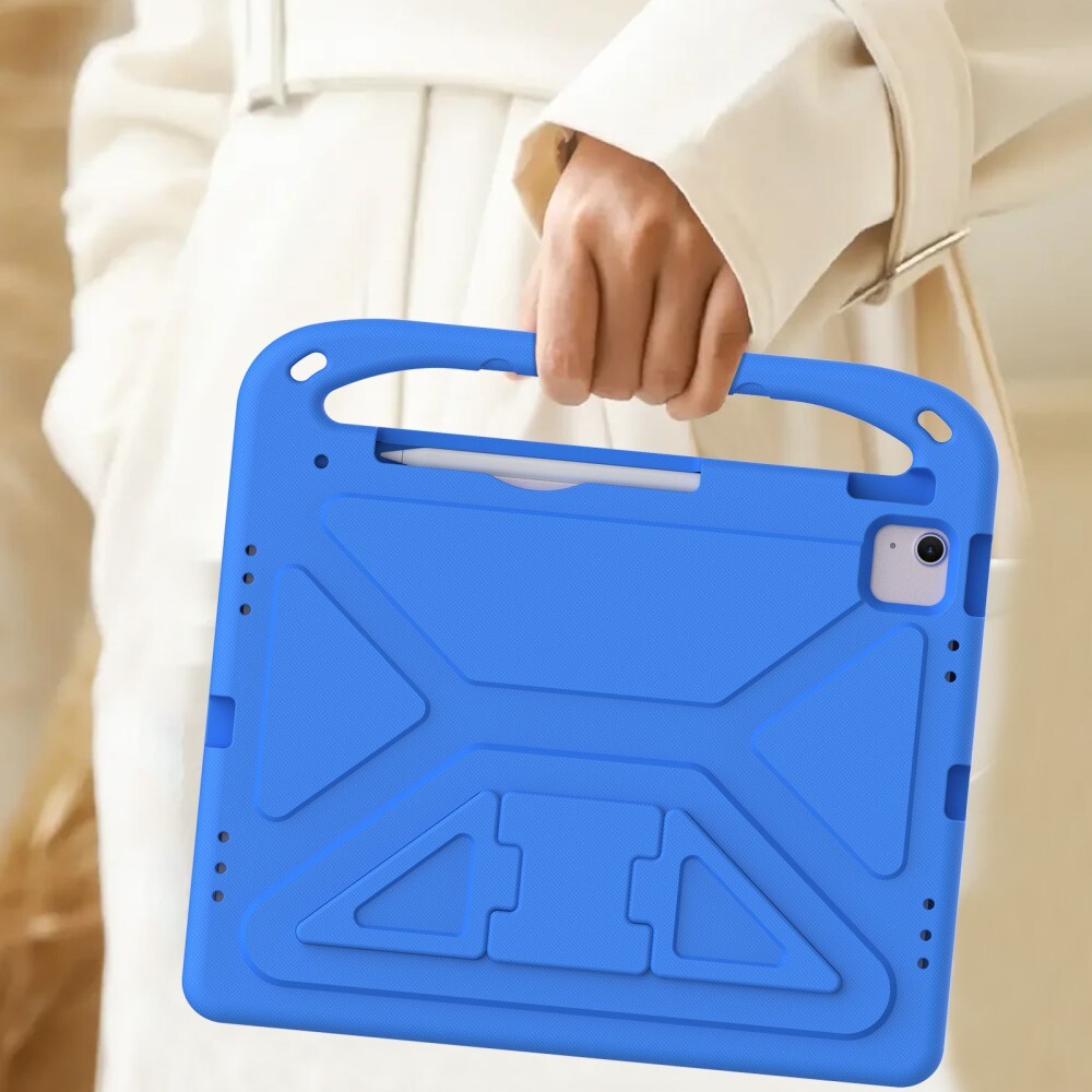 Apple iPad Pro 13 7th Gen (2024) Stødsikkert cover/etui med håndtag - Perfekt til børn, Blå