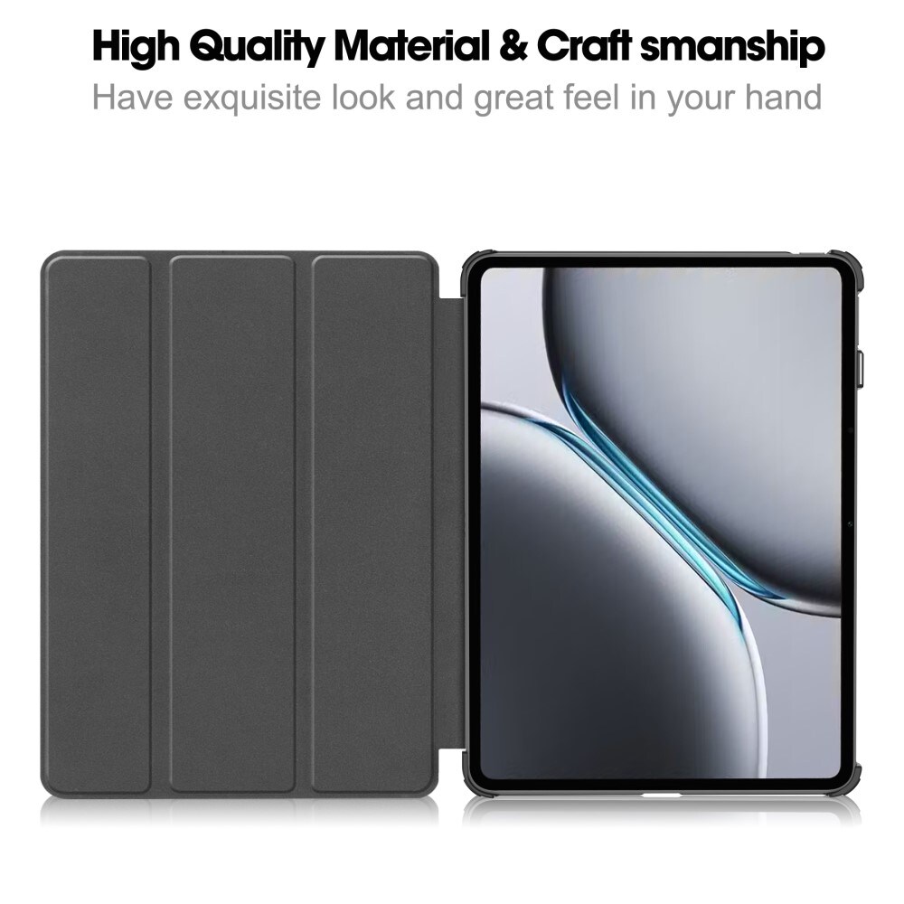  OnePlus Pad 2 Tri-Fold etui, Sort