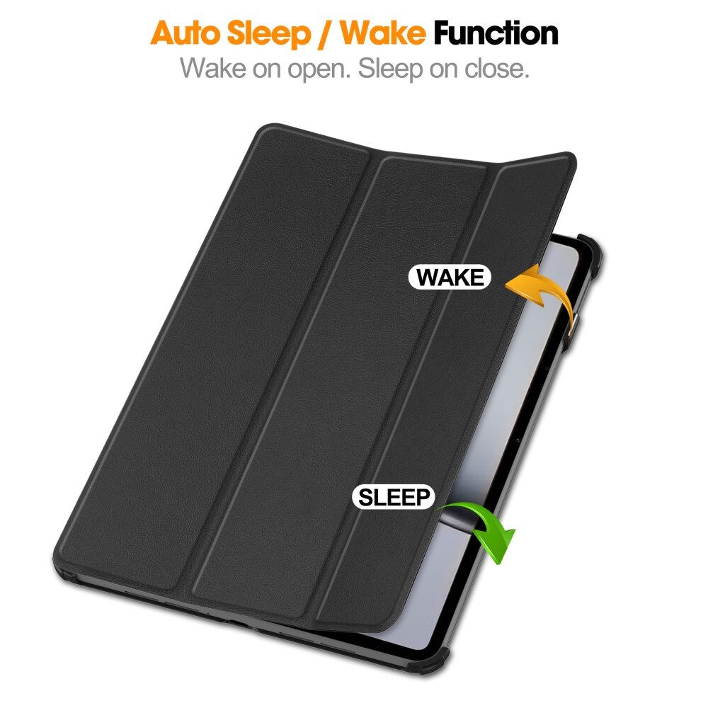  OnePlus Pad 2 Tri-Fold etui, Sort