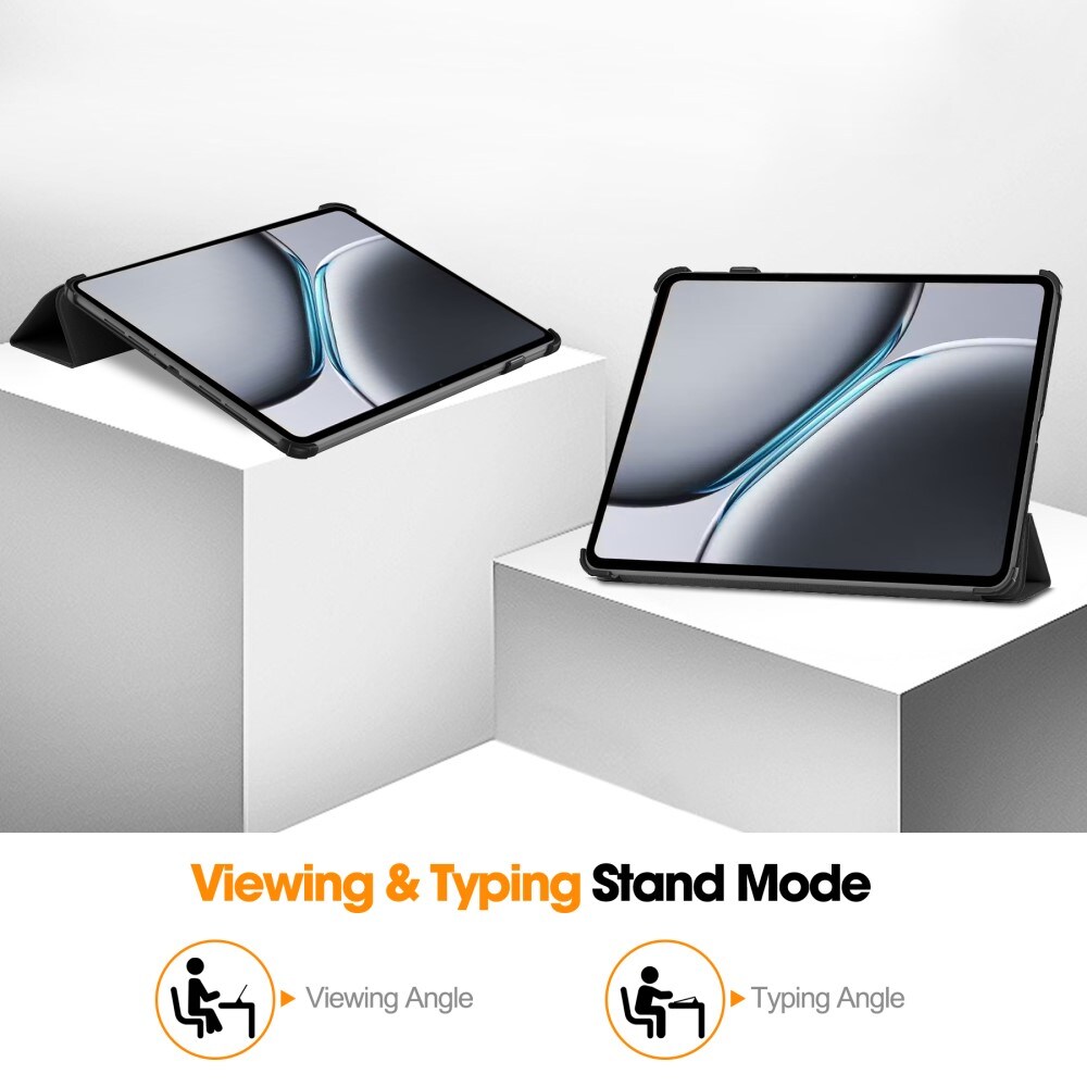  OnePlus Pad 2 Tri-Fold etui, Sort