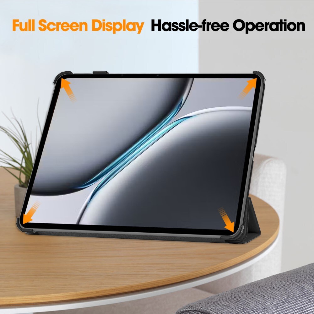  OnePlus Pad 2 Tri-Fold etui, Sort