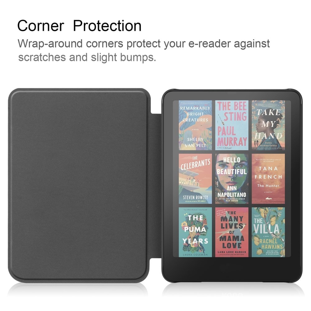 Amazon Kindle Paperwhite 6 12th Gen (2024) Beskyttende etui, Sort