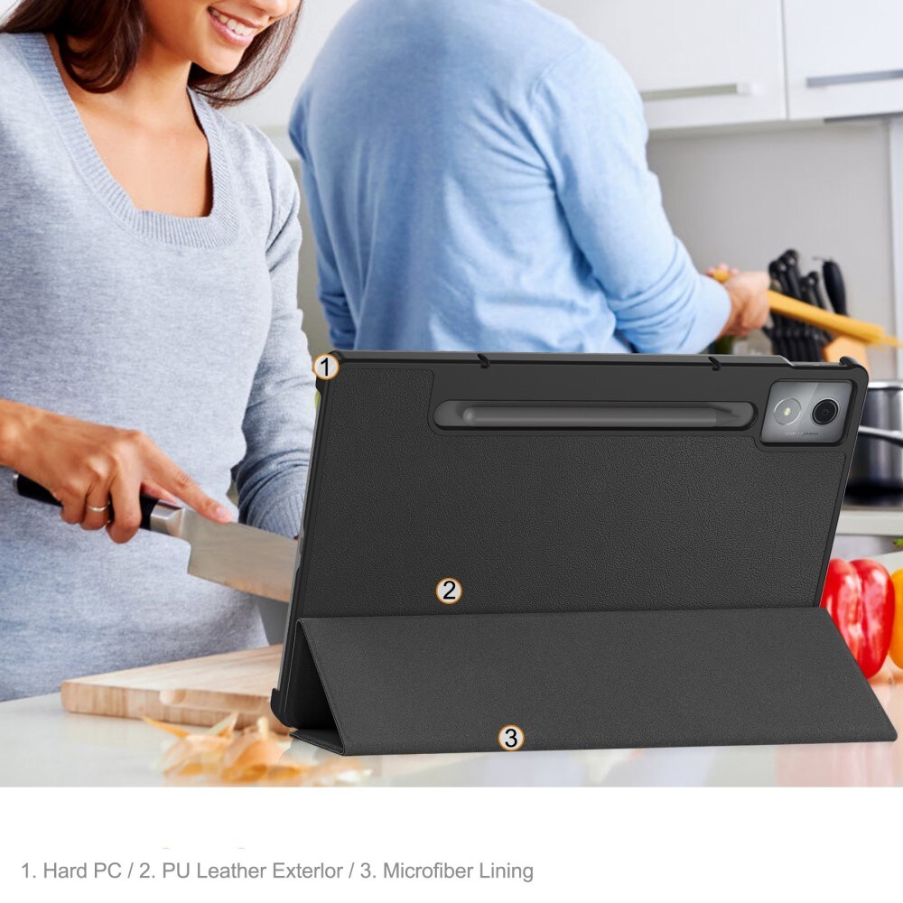 Lenovo Idea Tab Pro Tri-Fold etui, Sort