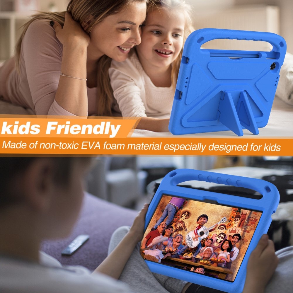  Lenovo Tab Stødsikkert cover/etui med håndtag - Perfekt til børn, Blå