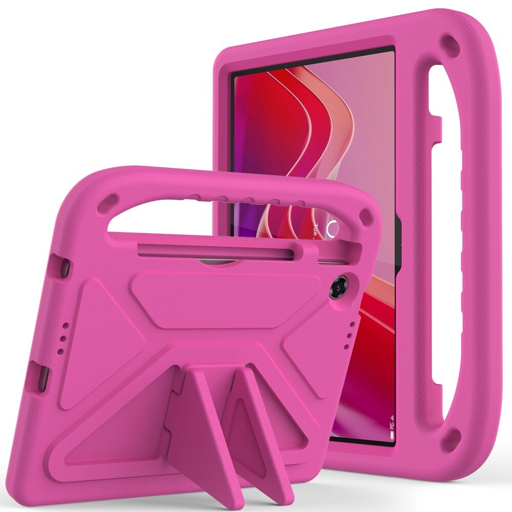  Lenovo Tab Stødsikkert cover/etui med håndtag - Perfekt til børn, Lyserød