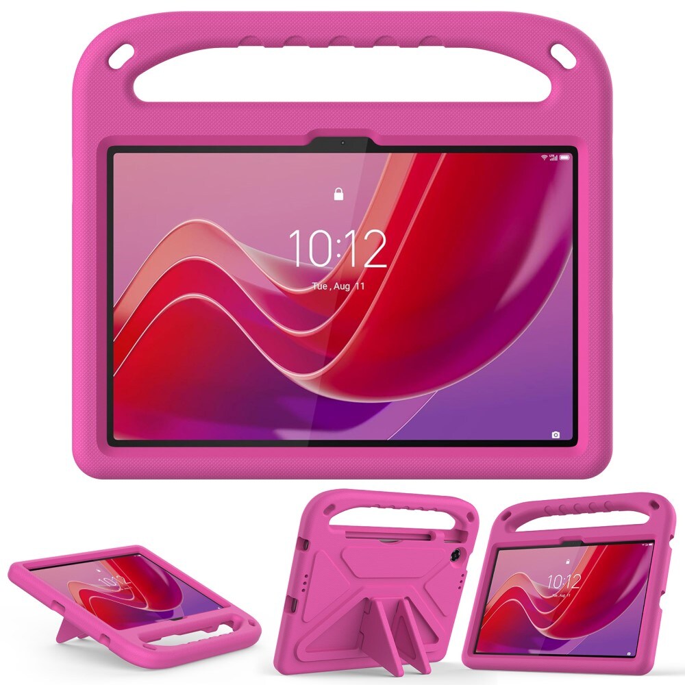  Lenovo Tab Stødsikkert cover/etui med håndtag - Perfekt til børn, Lyserød