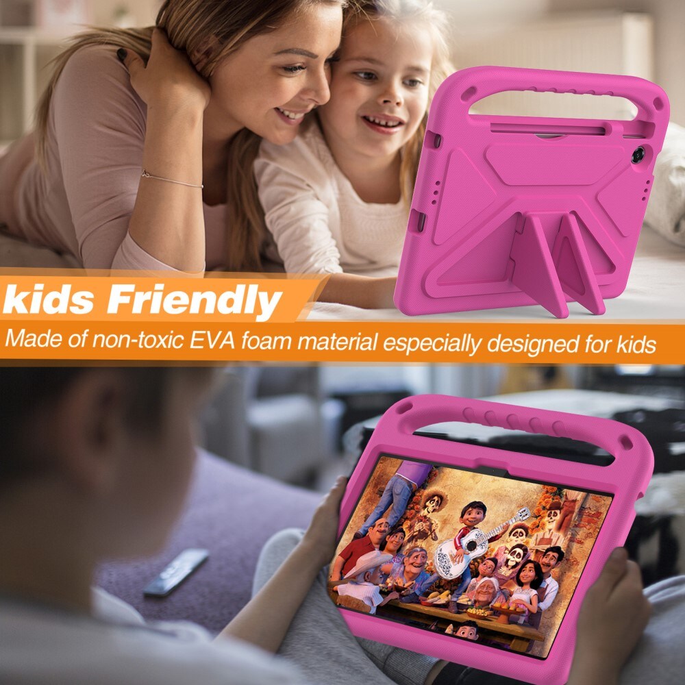  Lenovo Tab Stødsikkert cover/etui med håndtag - Perfekt til børn, Lyserød
