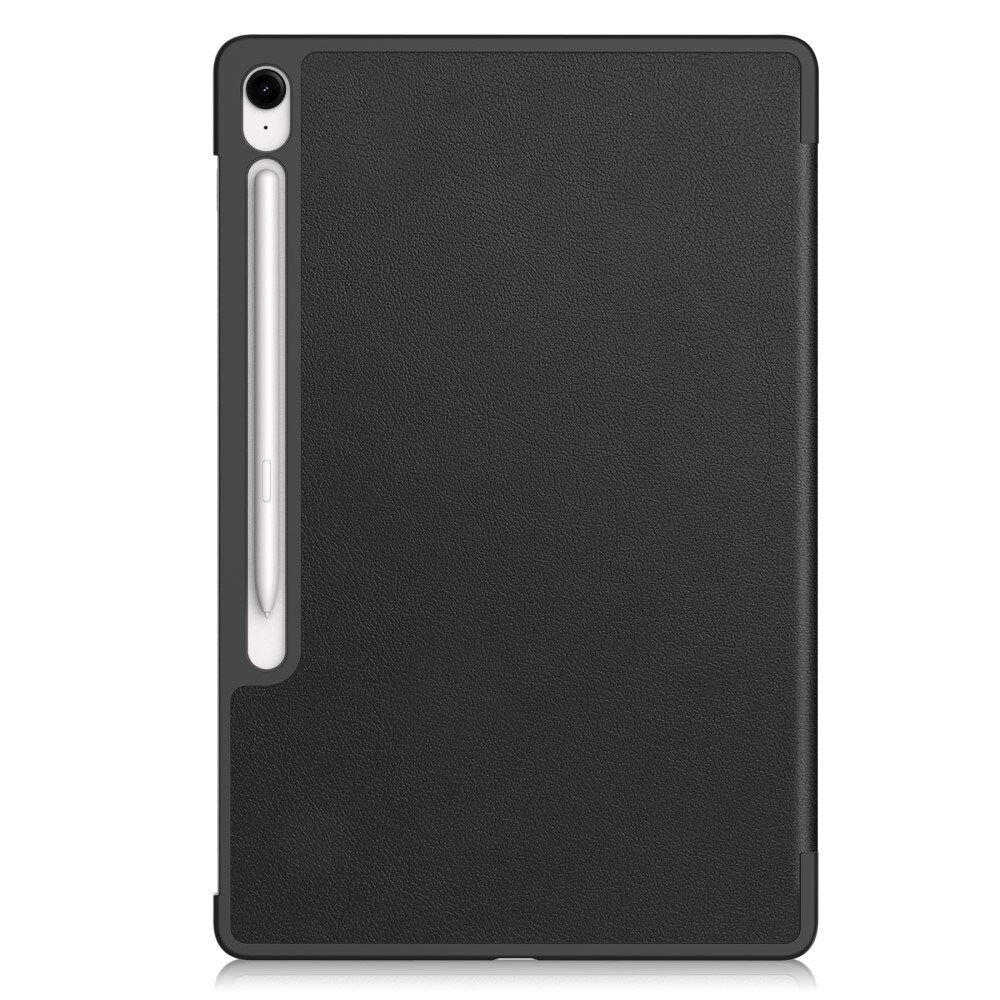 Samsung Galaxy Tab S10 FE Plus Tri-fold etui med penneholder, Sort
